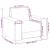 Canapea Scaun Gri deschis 100x77x82 cm Tesatura GartenMobel Dekor