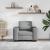 Canapea Scaun Gri deschis 100x77x82 cm Tesatura GartenMobel Dekor