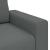 Canapea Scaun Gri Inchis 100x77x82 cm Tesatura GartenMobel Dekor