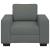 Canapea Scaun Gri Inchis 100x77x82 cm Tesatura GartenMobel Dekor