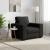 Canapea Scaun Negru 100x77x82 cm Tesatura GartenMobel Dekor