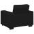 Canapea Scaun Negru 100x77x82 cm Tesatura GartenMobel Dekor