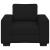 Canapea Scaun Negru 100x77x82 cm Tesatura GartenMobel Dekor