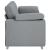 Sofa cu 3 locuri Gri deschis 220 cm țesătură GartenMobel Dekor