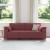 Sofa cu 3 locuri Roșu Vin 220 cm țesătură GartenMobel Dekor