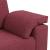 Sofa cu 3 locuri Roșu Vin 220 cm țesătură GartenMobel Dekor