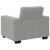 Canapea scaun gri deschis 100x77x82 cm catifea GartenMobel Dekor