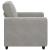 Canapea scaun gri deschis 100x77x82 cm catifea GartenMobel Dekor