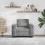 Canapea scaun gri deschis 100x77x82 cm catifea GartenMobel Dekor