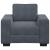 Canapea scaun gri închis 100x77x82 cm catifea GartenMobel Dekor