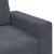 Canapea scaun gri închis 100x77x82 cm catifea GartenMobel Dekor