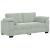 Canapea loveseat gri deschis 180x77x82 cm catifea GartenMobel Dekor