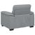 Canapea Scaun Gri deschis 100x81x84 cm Tesatura GartenMobel Dekor