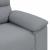Canapea Scaun Gri deschis 100x81x84 cm Tesatura GartenMobel Dekor