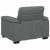 Canapea Scaun Gri Inchis 100x81x84 cm Tesatura GartenMobel Dekor
