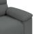 Canapea Scaun Gri Inchis 100x81x84 cm Tesatura GartenMobel Dekor