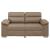 Canapea cu 2 locuri Cappuccino, 160x81x84 cm, piele ecologică GartenMobel Dekor