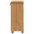 Comodă cu sertar ASKIM Maro 91 x 40 x 95,5 cm Lemn de pin masiv GartenMobel Dekor