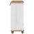 Comodă cu sertar ASKIM Alb 91 x 40 x 95,5 cm Lemn de pin masiv GartenMobel Dekor