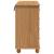 Comodă cu sertar ASKIM Maro 91 x 40 x 79 cm Lemn de pin masiv GartenMobel Dekor