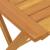 Masă de Grădină natural 60 x 60 x 72 cm Lemn Solid de Acacia GartenMobel Dekor