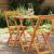 Masă de Grădină natural 60 x 60 x 72 cm Lemn Solid de Acacia GartenMobel Dekor