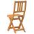 Scaune Bistro pentru Exterior 2 pcs Lemn Solid de Acacia GartenMobel Dekor