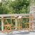 Set bistro 3 pcs Ulei Natural Lemn Solid de Acacia GartenMobel Dekor