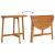 Set bistro 3 pcs Ulei Natural Lemn Solid de Acacia GartenMobel Dekor