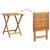 Set bistro 3 pcs Ulei Natural Lemn Solid de Acacia GartenMobel Dekor