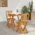 Set bistro 3 pcs Ulei Natural Lemn Solid de Acacia GartenMobel Dekor