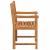 Bancă de exterior 2 pcs natural 56 x 55,5 x 90 cm GartenMobel Dekor
