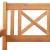 Bancă de exterior 2 pcs natural 56 x 55,5 x 90 cm GartenMobel Dekor
