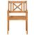 Bancă de exterior 2 pcs natural 56 x 55,5 x 90 cm GartenMobel Dekor