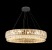 Candelabru Cristal ELYSIAN Regalis 14xE14, D80 cm, Auriu, Inaltime Reglabila, Metal si Cristal