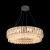 Candelabru Cristal ELYSIAN Magno 9xE14, D60 cm, Auriu, Inaltime Reglabila, Metal si Cristal