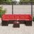 Set de canapele pentru grădină 8 pcs Maro poliratan GartenMobel Dekor