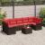 Set de canapele pentru grădină 8 pcs Maro poliratan GartenMobel Dekor