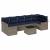 Set de canapele pentru grădină 8 pcs Gri poliratan GartenMobel Dekor