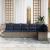 Set de canapele pentru grădină cu pernă 6 pcs Gri poliratan GartenMobel Dekor