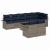 Set de canapele pentru grădină cu pernă 9 pcs Gri poliratan GartenMobel Dekor