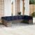 Set de canapele pentru grădină cu pernă 10 pcs Gri poliratan GartenMobel Dekor