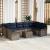 Set de canapele pentru grădină cu pernă 10 pcs Gri poliratan GartenMobel Dekor
