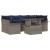 Set de canapele pentru grădină cu pernă 7 pcs Gri poliratan GartenMobel Dekor