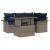 Set de canapele pentru grădină cu pernă 5 pcs Gri poliratan GartenMobel Dekor