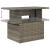 Set de canapele pentru grădină cu pernă 9 pcs Gri Rattan poli GartenMobel Dekor