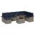 Set de canapele pentru grădină cu pernă 9 pcs Gri poliratan GartenMobel Dekor