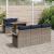 Set de canapele pentru grădină cu pernă 6 pcs gri și bleumarin GartenMobel Dekor