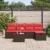 Set de canapele pentru grădină 6 pcs Maro și roșu poliratan GartenMobel Dekor