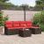 Set de canapele pentru grădină 6 pcs Maro și roșu poliratan GartenMobel Dekor